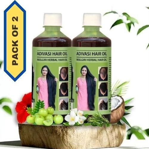 Adivasi Neelgiri Herbal Hair Oil ( Buy 1 Get 1 FREE )