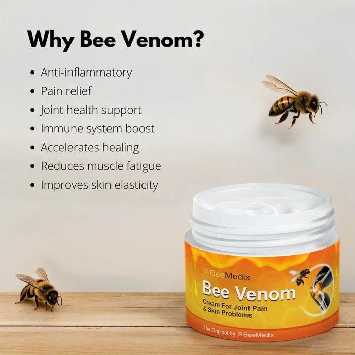 Bee Venom Joint Pain Cream Pack of 2 100ml Each ( BUY 1 GET 1 FREE )