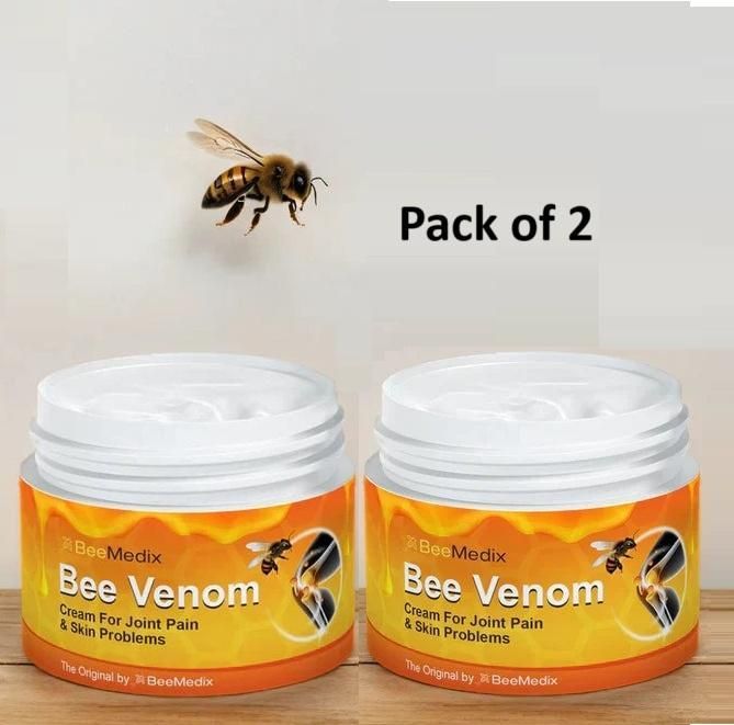 Bee Venom Joint Pain Cream Pack of 2 100ml Each ( BUY 1 GET 1 FREE )
